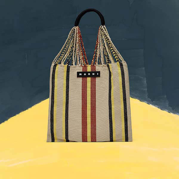 大人気 マルニ ハンモックバッグ 偽物マーケット★ハンモックショッピングバッグ